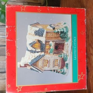 Lighted Cottage Victorian style